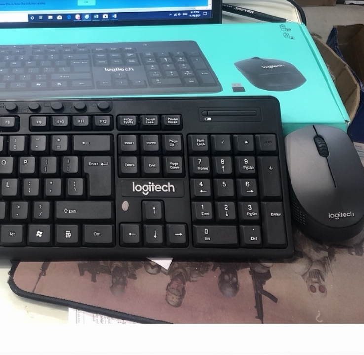 Bộ phím chuột không dây wireless LGT MK290 siêu tiết kiệm pin ( Tặng kèm quà tri ân) - Hàng chính hãng