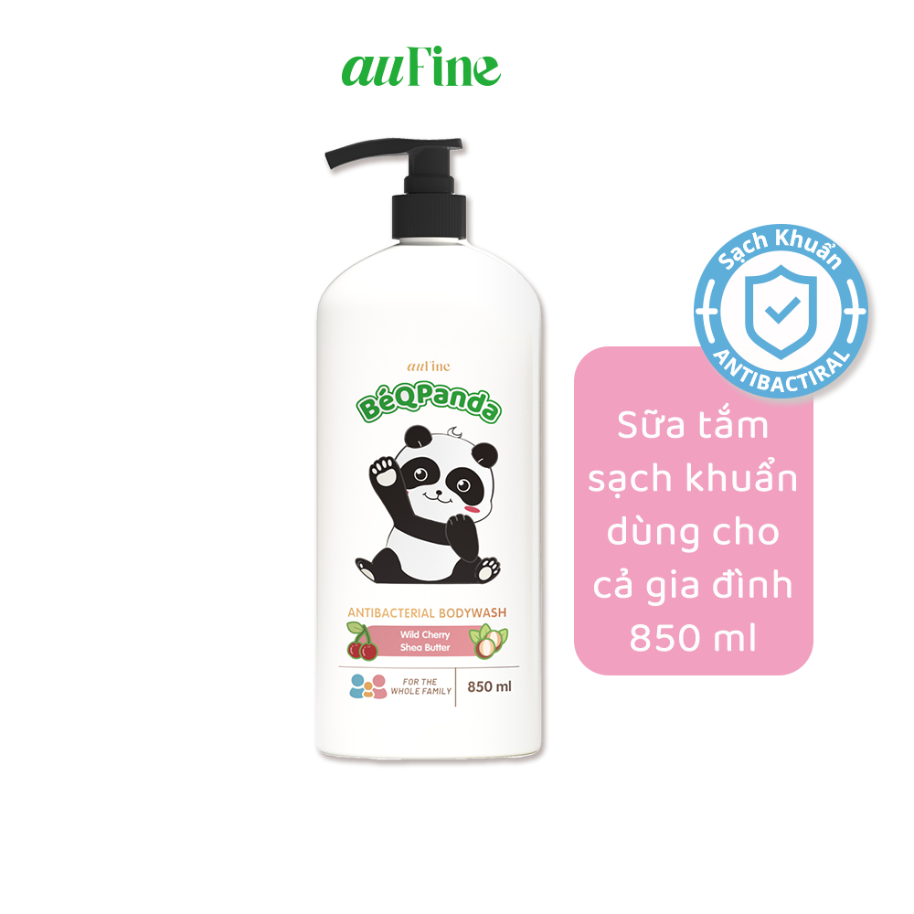 Sữa tắm sạch khuẩn Bé Q Panda 850ml dùng cho cả gia đình