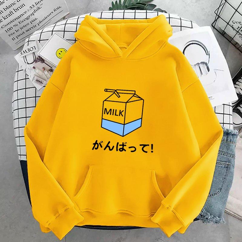 ÁO HOODIE NAM NỮ IN HỘP SỮA