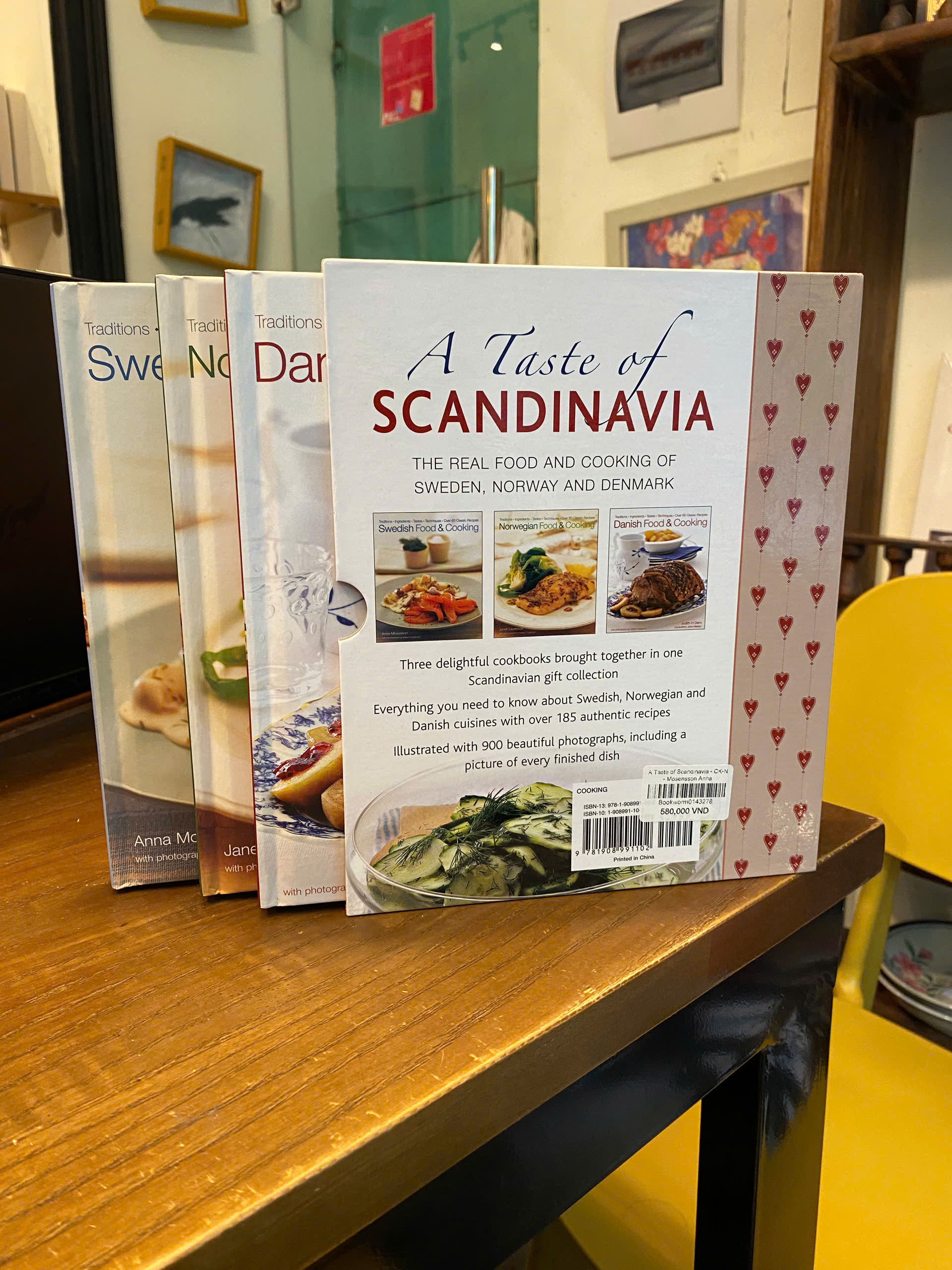 Sách - A Taste of Scandinavia by Anna Mosesson - Cookbooks in English - Ngoại Văn Bìa Cứng