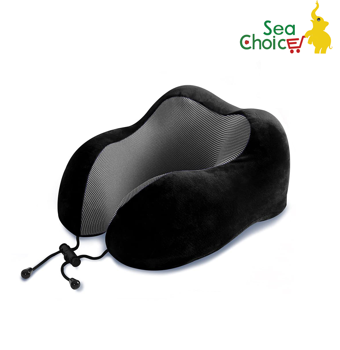 Sea Choice Gối kê cổ Memory Foam Gối đỡ đầu Gối mềm để ngủ, sử dụng trên ô tô và gia đình