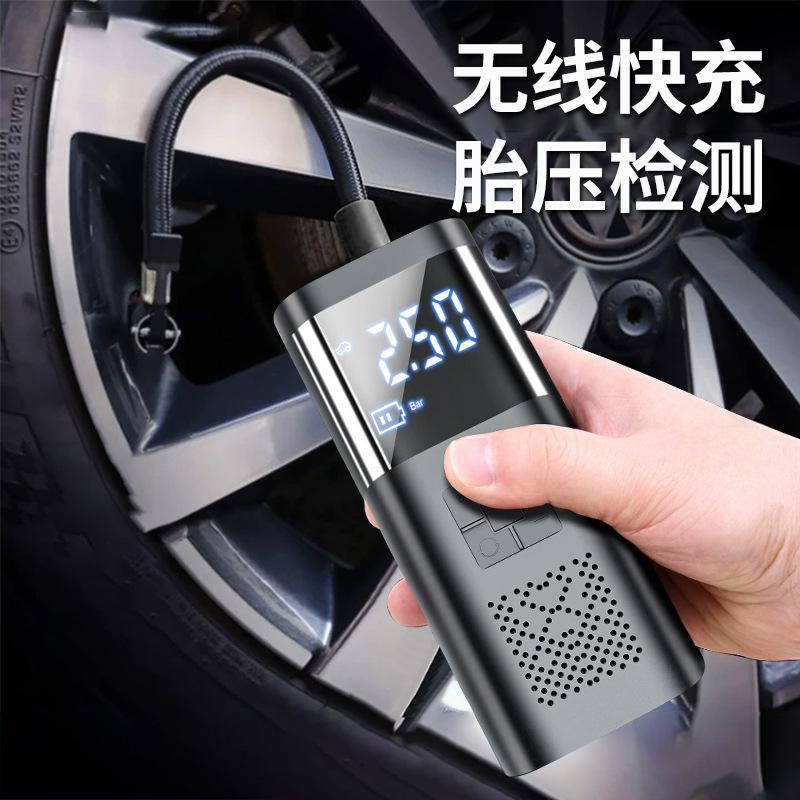 Giao hàng nhanh xe máy bơm không khí không dây cầm tay máy bơm không khí thông minh xe di động lốp xe đạp máy bơm không khí nhỏ
