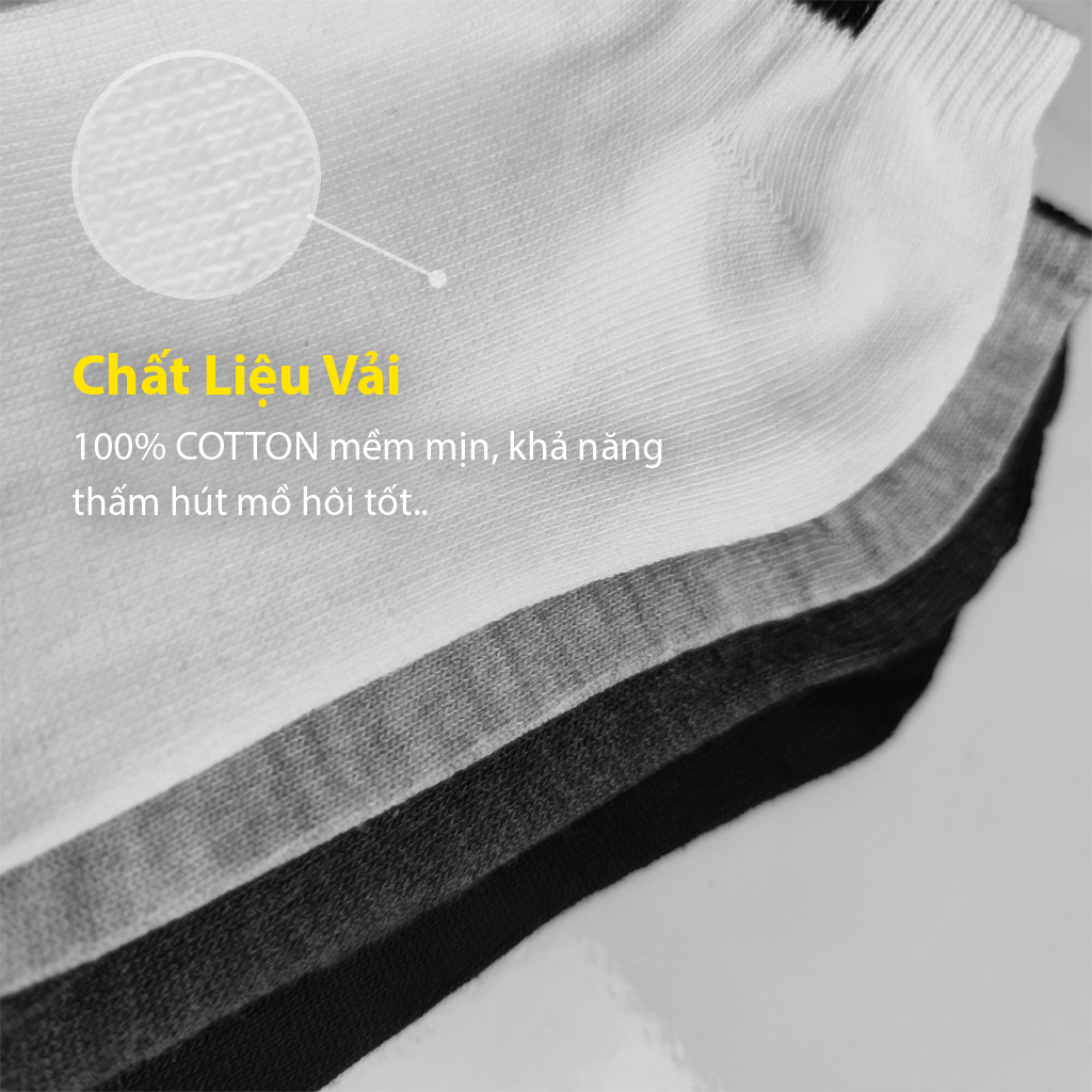 Tất nam nữ - Vớ nam nữ cổ ngắn mã TT70 đẹp cao cấp kiểu tất chân