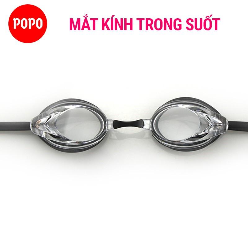 Kính bơi cận thị có độ từ 1.5 đến 8.0 mắt trong suốt cản tia UV cho người lớn, trẻ em, cho bé từ 6 tuổi