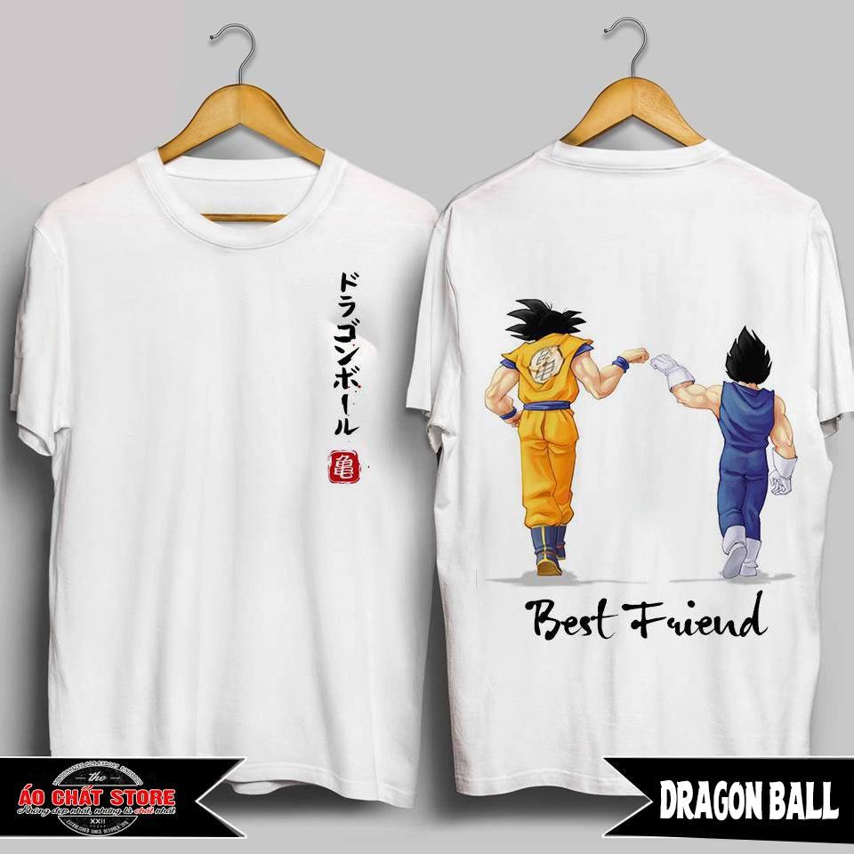 Áo Thun Goku Cadic Vegeta Best Friend Siêu Độc | Áo Phong Dragon Ball Đẹp