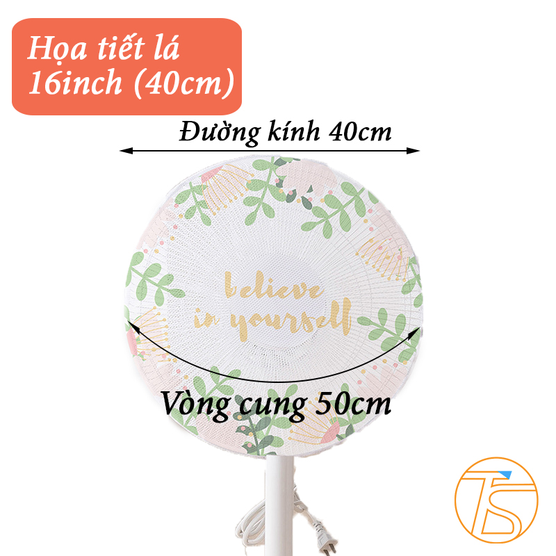 Túi lưới trùm lồng quạt chống kẹp tay ở trẻ em với size 40-45cm nhiều mẫu hoạt tiết