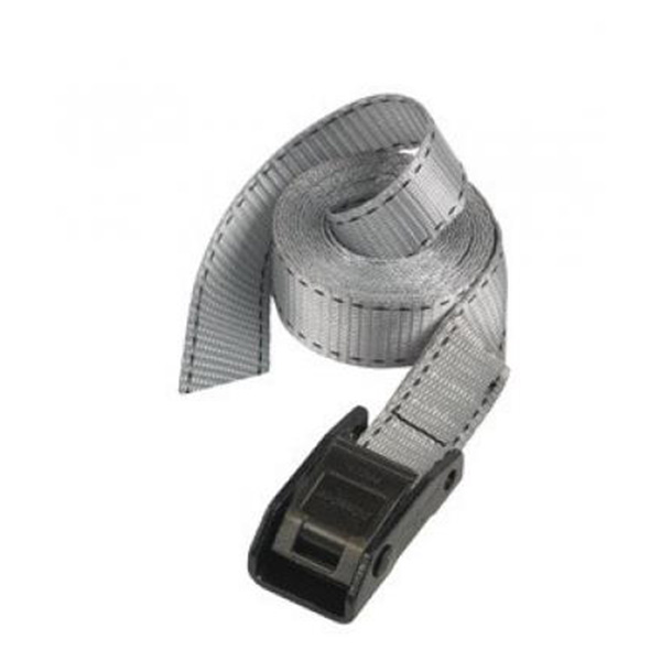 Dây đai ràng vali hành lý Master Lock 3112 DAT màu xám dài 5m rộng 25mm
