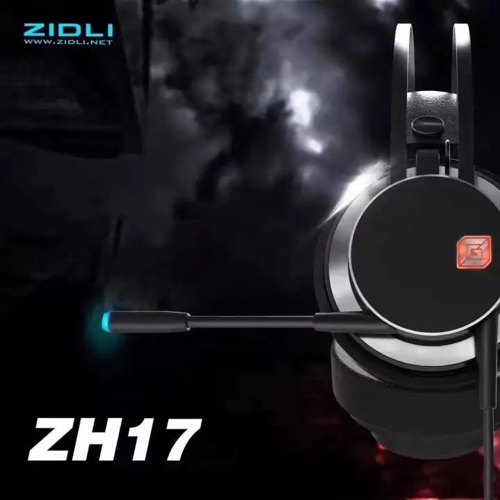 Tai nghe Gaming ZIDLI ZH17 (Sound 7.1 , Led RGB chớp tắt, Điều khiển trên dây) - Tai nghe game - Hàng Chính Hãng