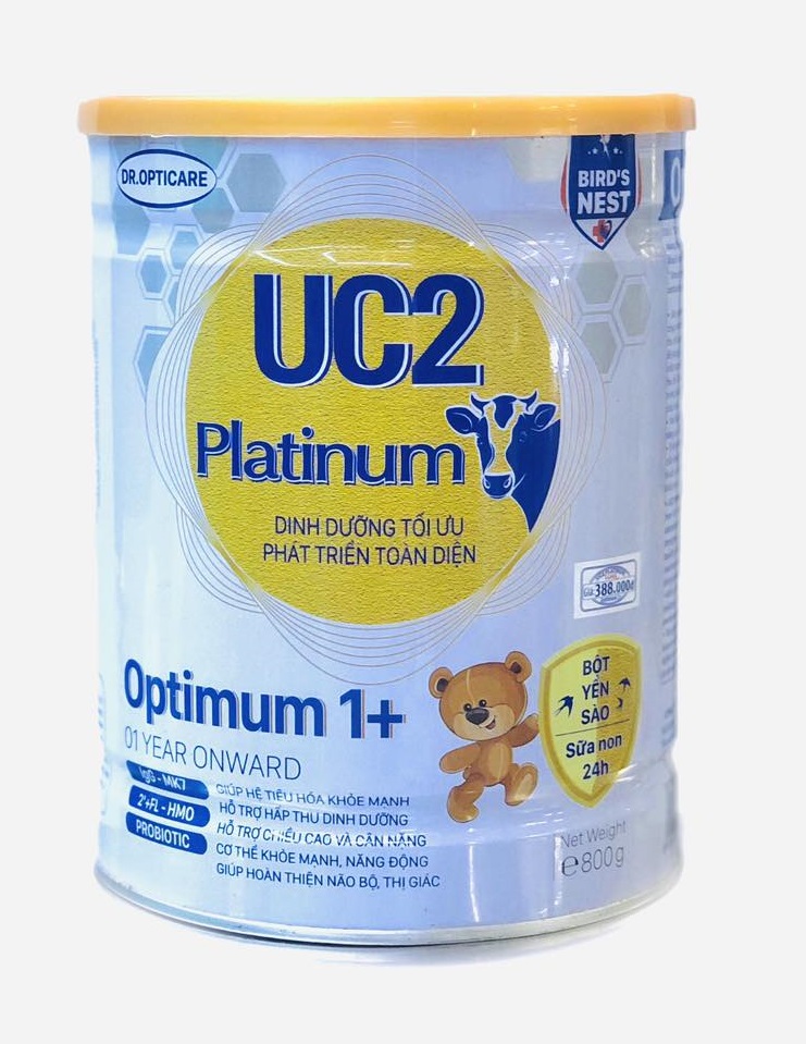 Combo 3 lon Sữa công thức UC2 platinum Optimum 1+ lon 800g