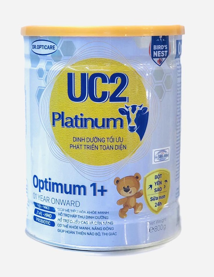 Combo 5 lon Sữa công thức UC2 platinum Optimum 1+ lon 800g