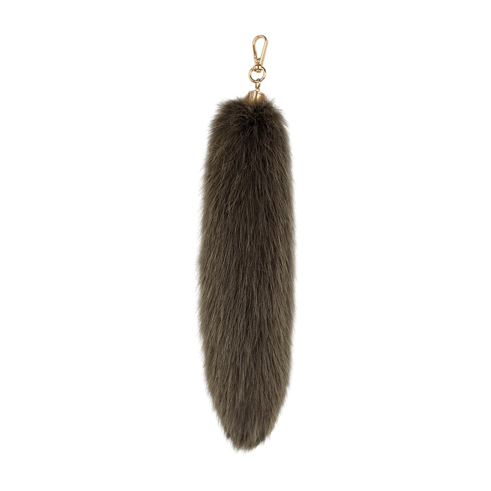Faux  Tails Pendant Plush Tail Keychain Pendant Hanging Pendant Ornament Car Bag Charm Pendant for Wallet, Tote Bag, Handbag, Women Men Gifts