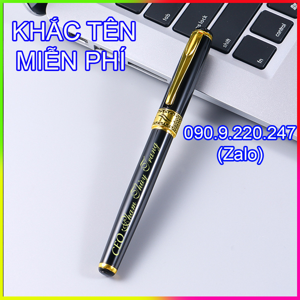 (Gift) Bút ký khắc tên cao cấp thép nguyên khối LC002,  sơn tĩnh cao cấp dành cho doanh nhân