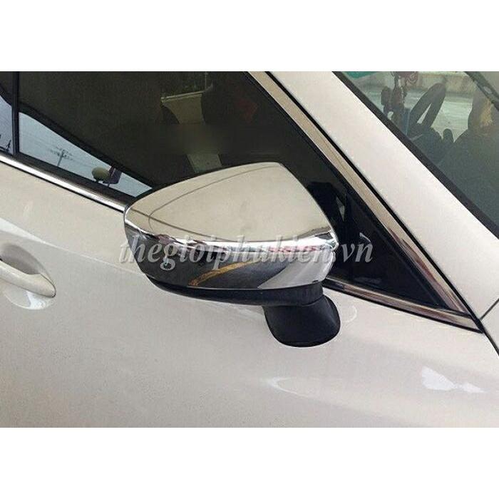 Bộ ốp gương chiếu hậu Mazda 2 2015-2021 mạ Crom