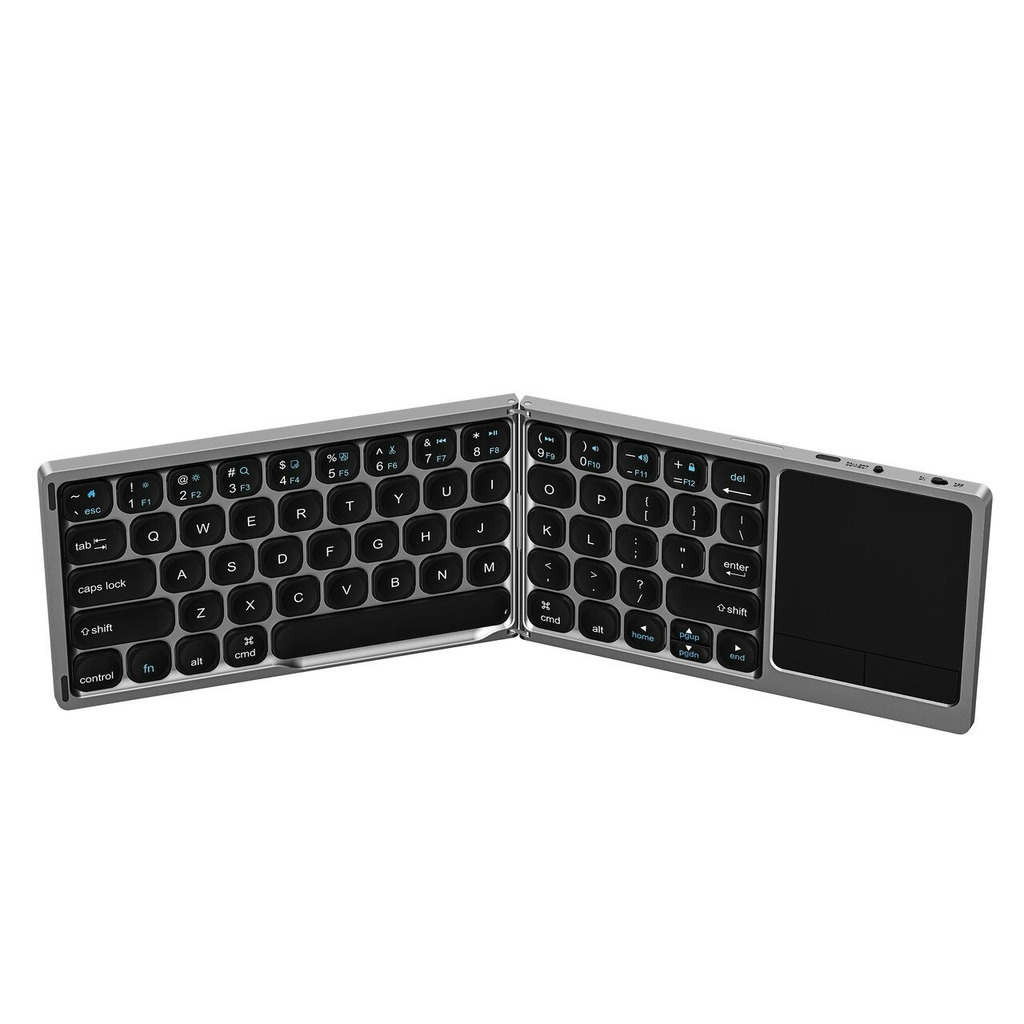 Bàn Phím Gập WiWU Foldable Keyboard FMK-04 Kết Nối Bluetooth, Thiết Kế Nhỏ Gọn Mang Đi Tiện Lợi - Hàng Chính Hãng
