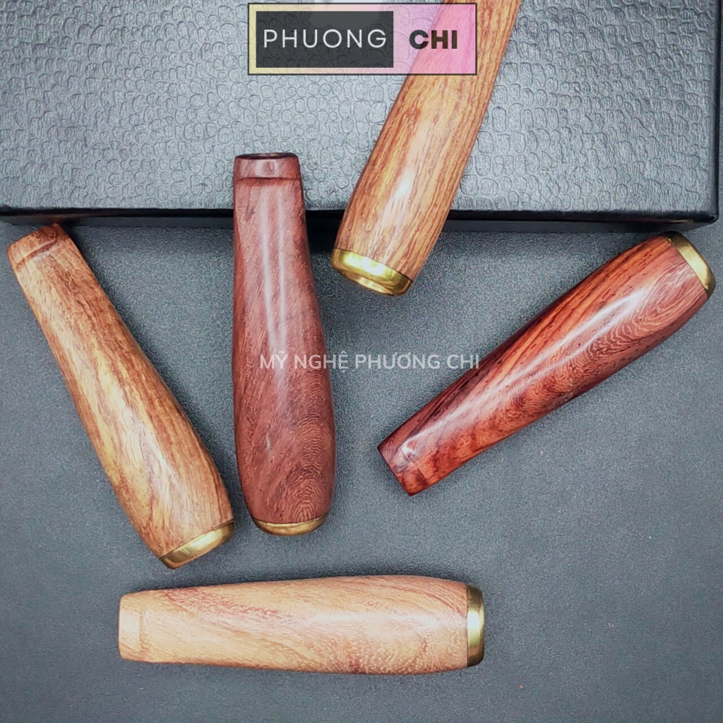 Tẩu Bắt Tóp Xì_Gà mini Ring 22-27 chất liệu gỗ đầu đồng cao - quà tặng ý nghĩa cho nam giới | Mỹ Nghệ Phương Chi