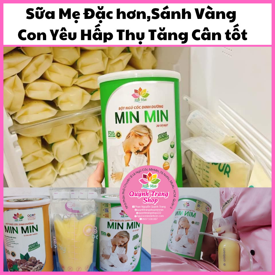 Ngũ Cốc lợi sữa MinMin 30 vị Hạt _ Chuyên Biệt Cho Mẹ Sau Sanh