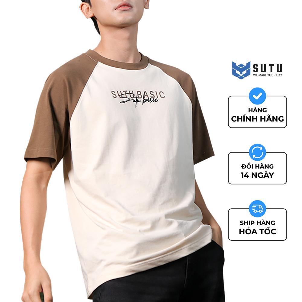 Áo thun unisex nam nữ  Local Brand RAGLAN SUTU Basic, hình in cao cấp, form rộng over