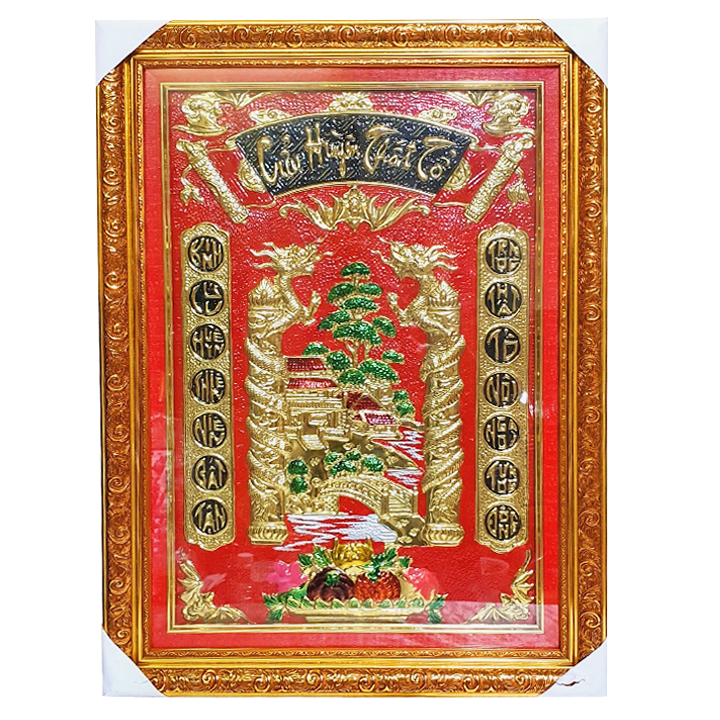 Cửu Huyền Thất Tổ bằng đồng cao 70cm