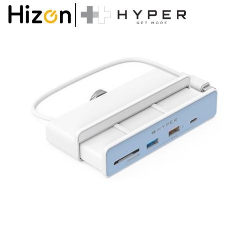 Cổng Chuyển Chuyên Dụng Hyperdive HDMI 4K60HZ 6-IN-1 USB-C HUB HD34A8 (Kèm 7 Miếng Dán Theo Màu) Hàng Chính Hãng