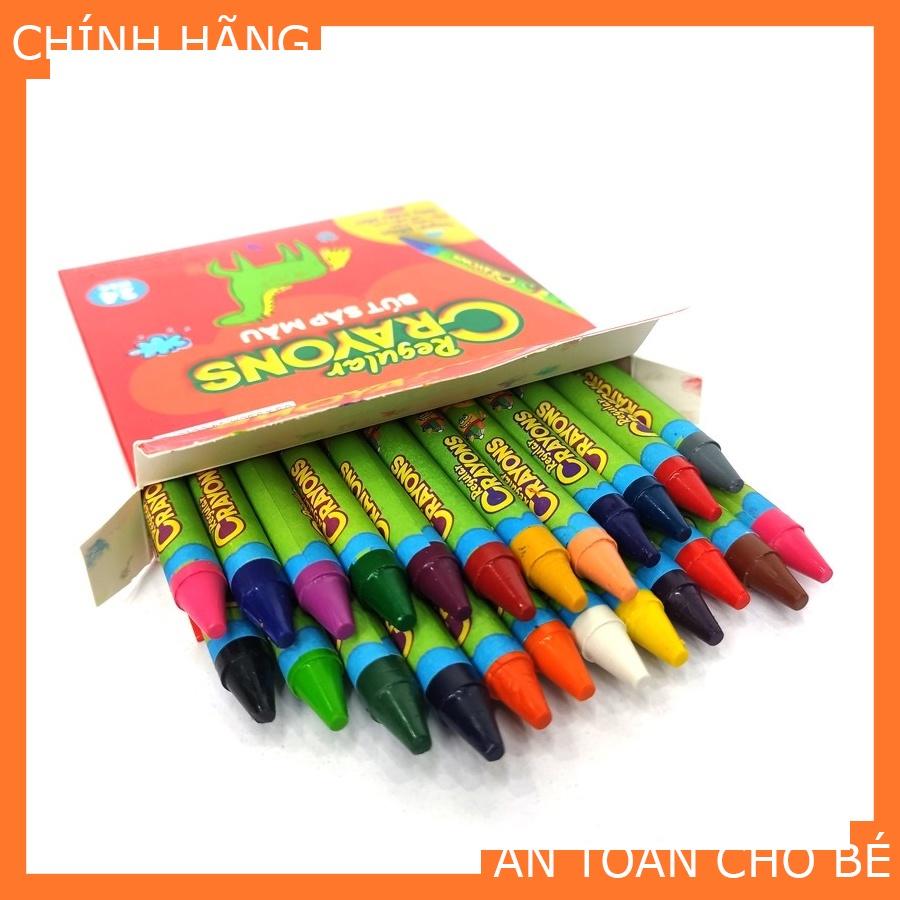 Bút Sáp Màu Duka Regular Crayons (24 Màu) DK 3303-24