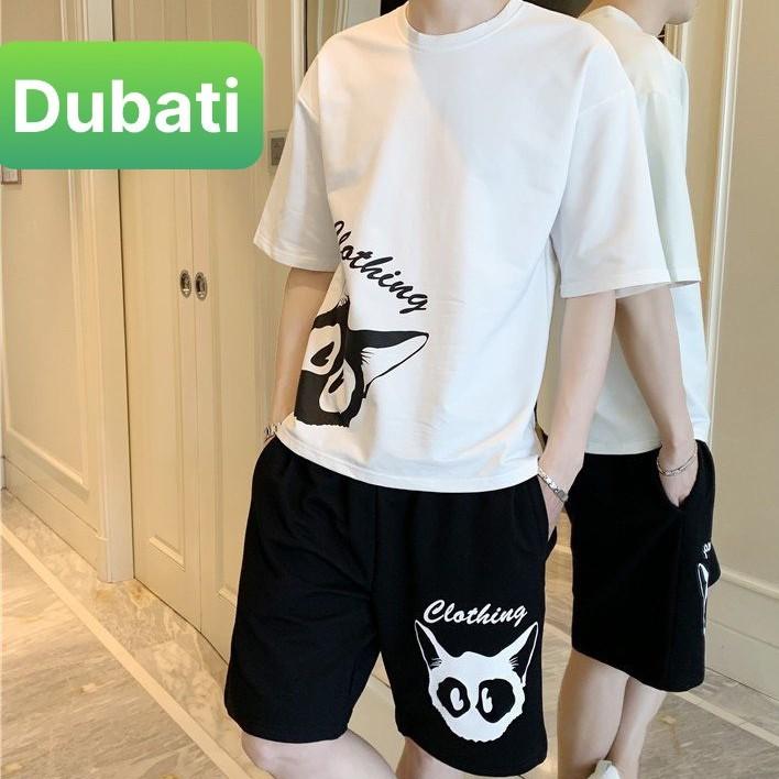 ĐỒ BỘ THỂ THAO NAM NỮ HÌNH MÈO CLOTHING MẪU MỚI CHẤT ĐẸP- DUBATI FASHION