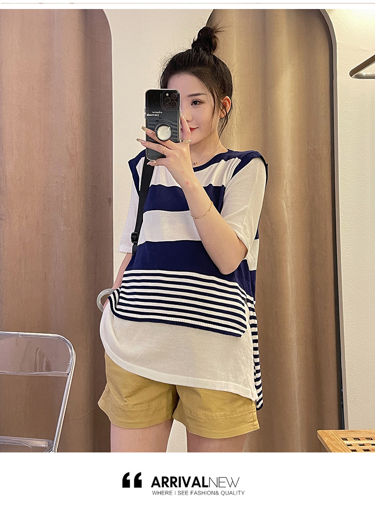 Bộ Đồ Bầu Mặc Hè Cao Cấp Áo Ngắn Tay Quần Short Có Chun Chỉnh Bụng Họa Tiết Nhẹ Nhàng