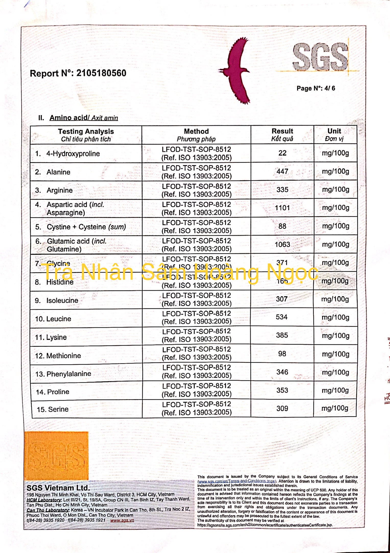 [Date xa] Trà nhân sâm hũ 100g - Hoang Ngoc Global