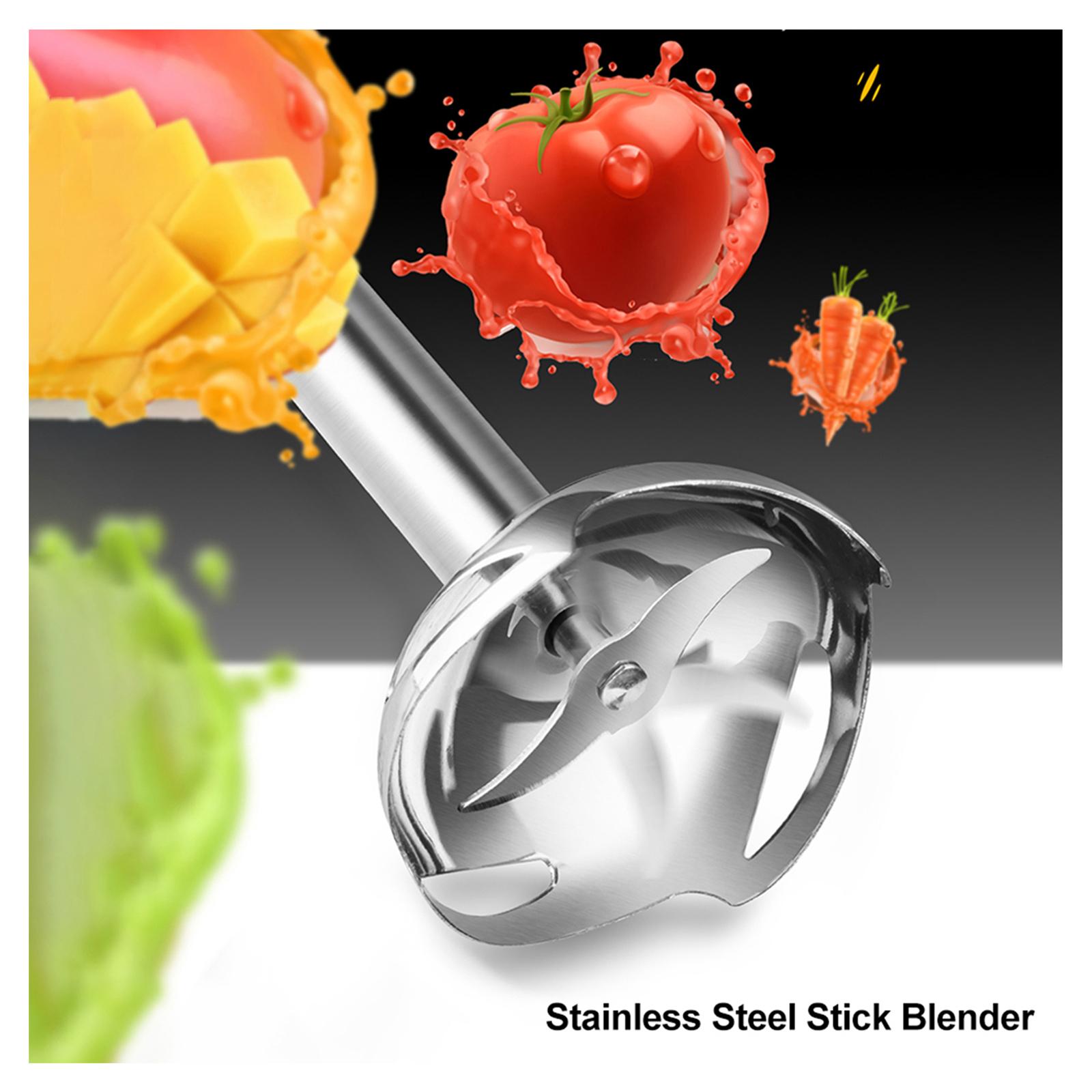 Hand Blender 5-in-1 Stick Blender with Mixing Beaker Meat and Vegetable Grinder Egg Beater Food Smoothies Chopper