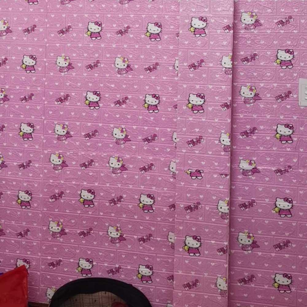 COMBO 10 TẤM XỐP KITTY HỒNG