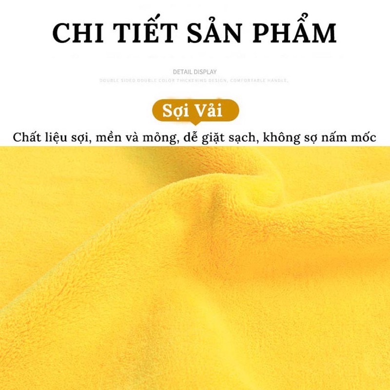 {GIÁ SIÊU RẺ } Khăn nano lau xe ô tô, khăn chùi xe hơi, khăn lau kính, lau văn phòng