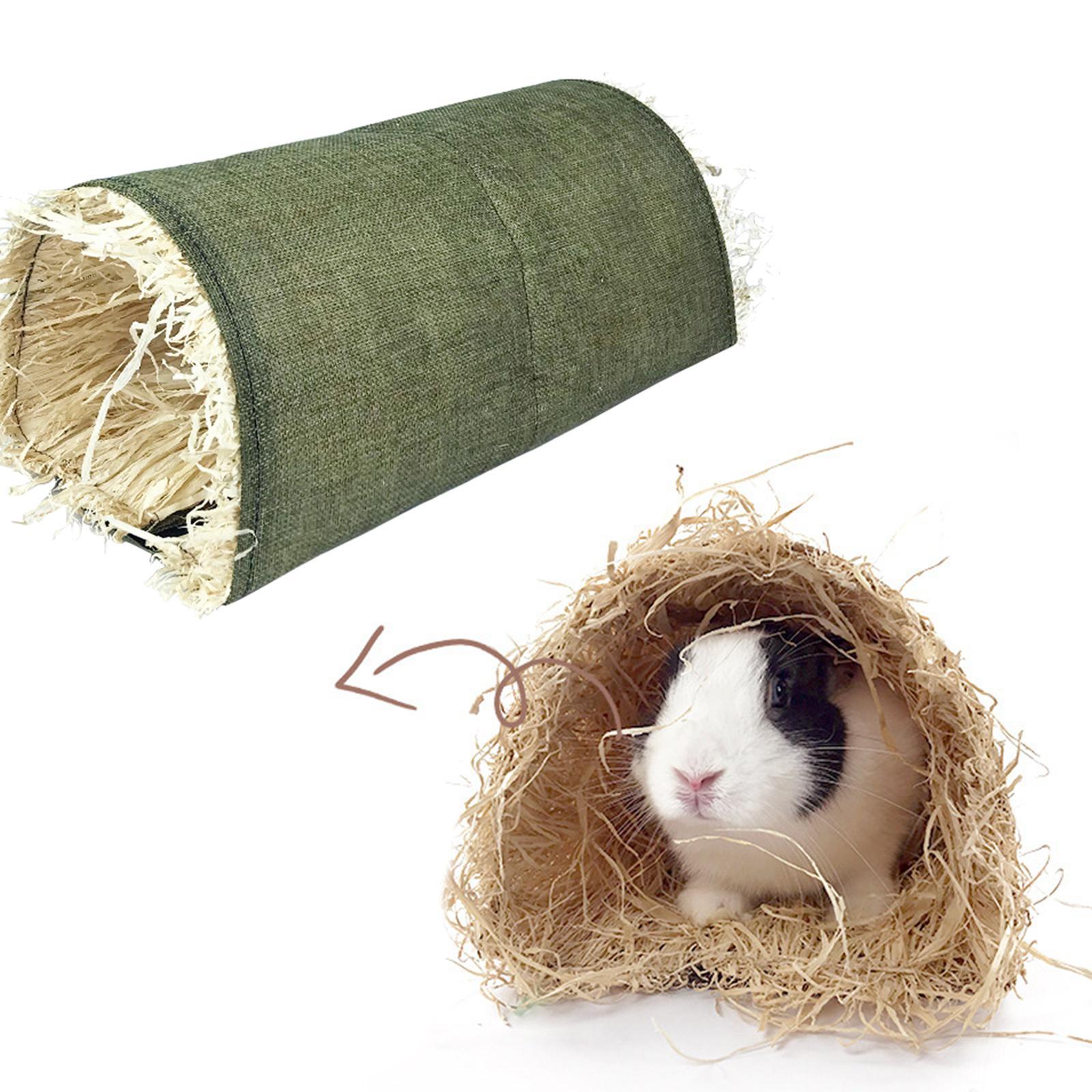 Rabbit Tunnel Tube Interactive Bunny Toy Nest for Hamster Rat Mice Chinchilla