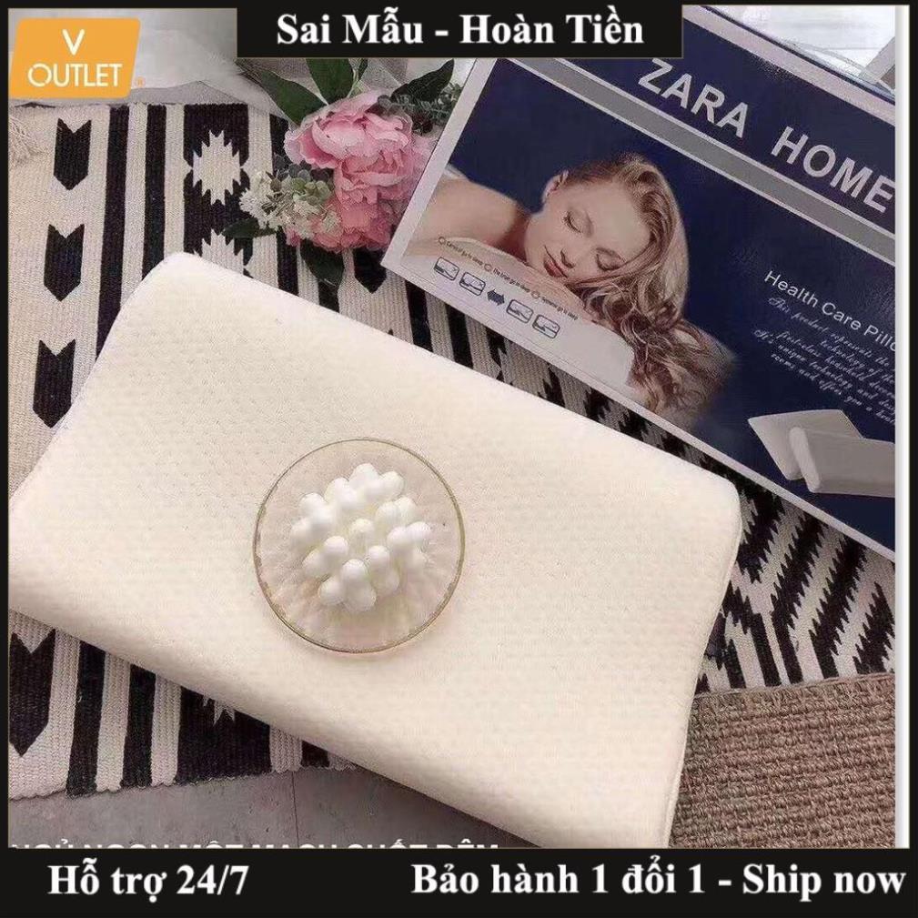 ️Gối cao su non Zara Home Nhật Bản cao cấp - Giảm Đau Mỏi Cổ Ngủ Sâu Giấc Ngủ Dài - 100% Làm Từ Cao Su Thiên Nhiên