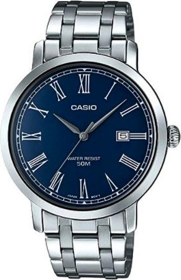 Đồng Hồ  Nam Dây Thép Casio MTP-E149D-2BV - Xanh