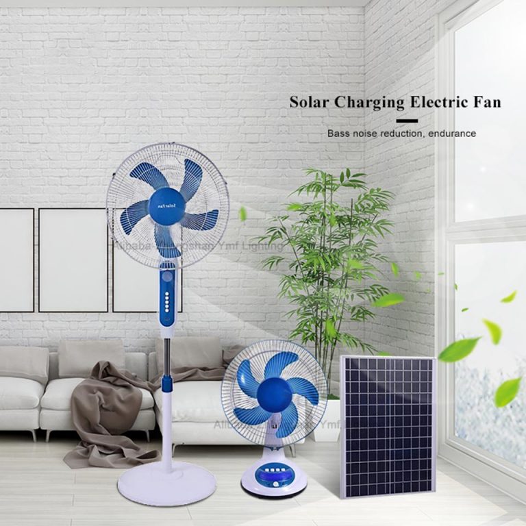 Quạt Đứng Tích Điện Năng Lượng Mặt Trời Jindian công suất 25w -Mã JD198LL- Hàng Chính Hãng