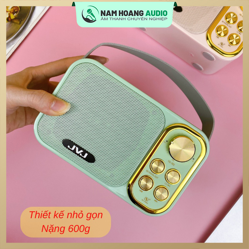 Loa Karaoke Mini Bluetooth YS-103 Xanh Giá Rẻ Kèm 1 Micro Không Dây Âm Thanh Siêu Hay Sang Trọng