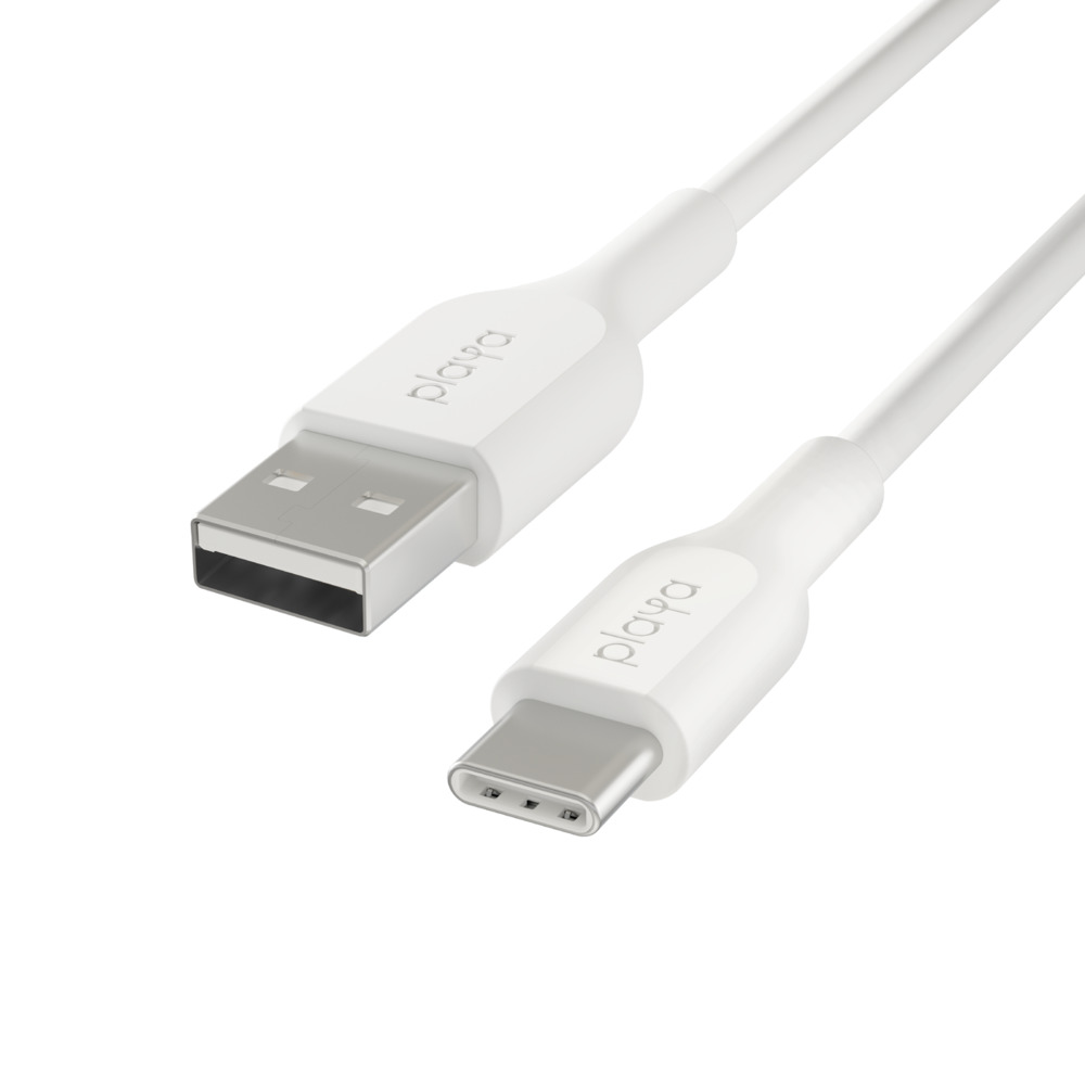 Cáp sạc USB Type C Belkin Playa vỏ nhựa, 1 mét - Hàng Chính Hãng -  PMBK2001YZ1M