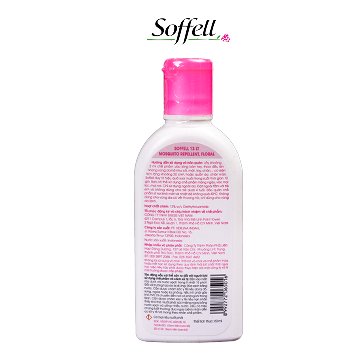 KEM XUA MUỖI SOFFELL - 60ML