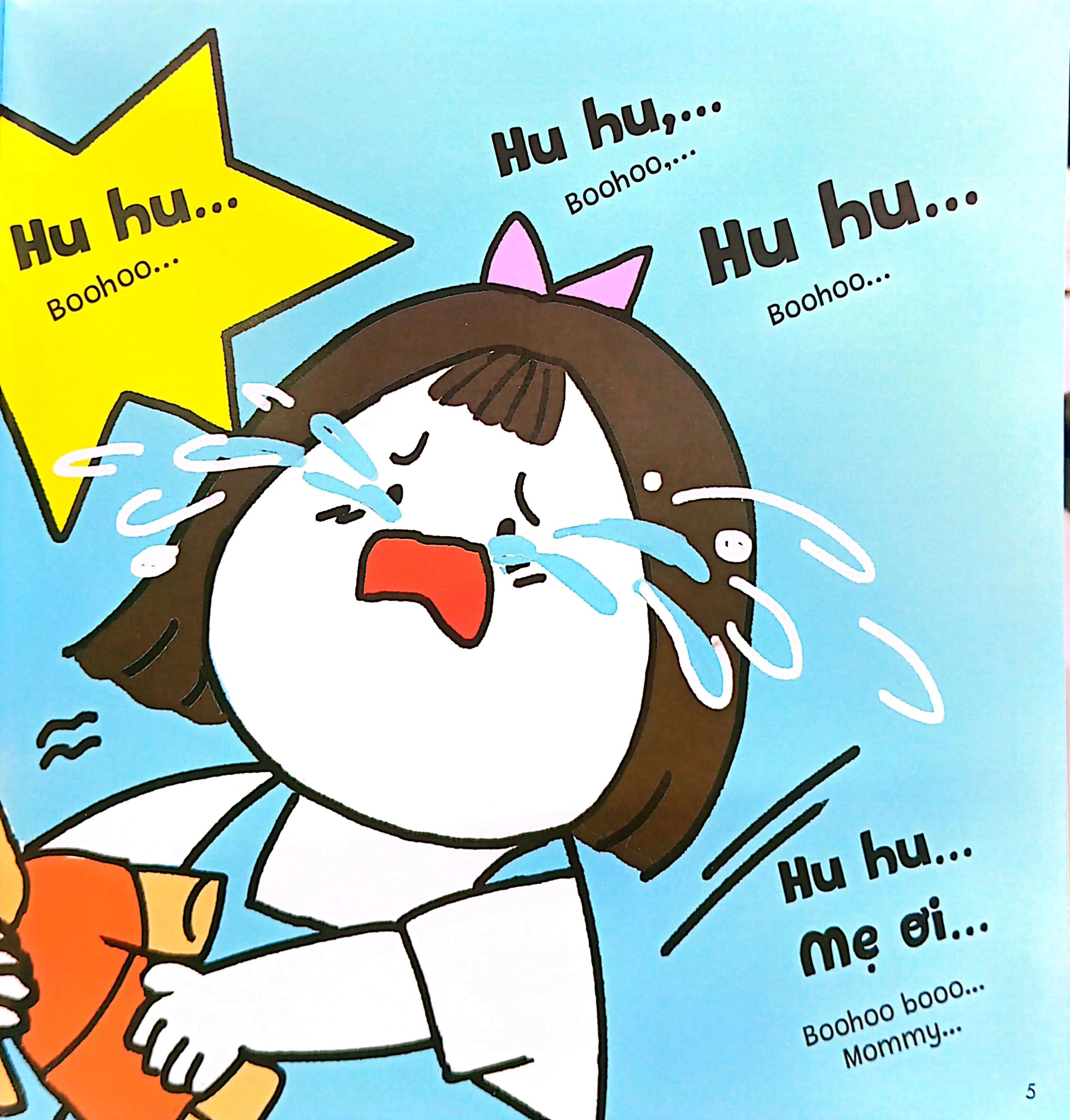 Sách Ehon Miu Bé Nhỏ Phần 3 Song Ngữ - Đừng Đánh Nhau Nhé