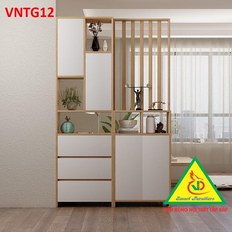 TỦ TRANG TRÍ KIÊM VÁCH NGĂN PHÒNG VNTG12_ Nội thất lắp ráp Viendong Adv