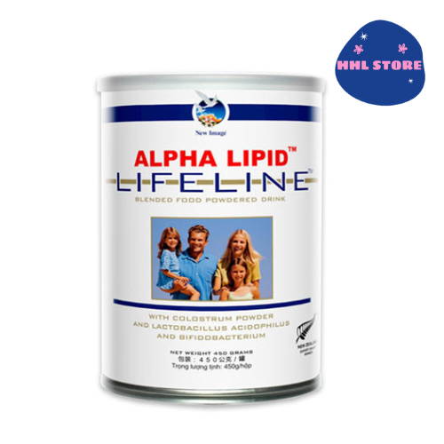 Sữa Alpha Lipid Lifeline New Zealand Hỗ Trợ Tăng Cường Sức Khỏe Toàn Diện (Hộp 450g)
