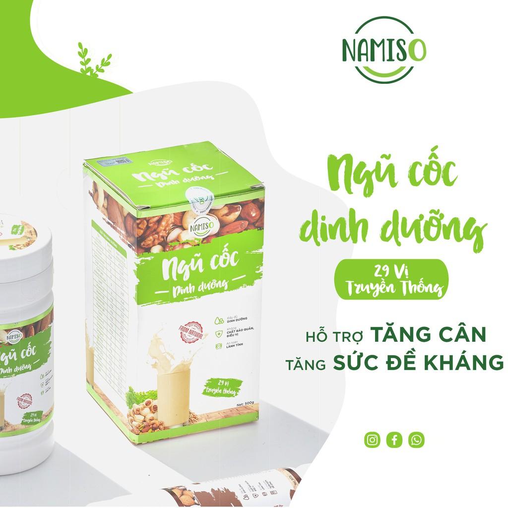 Bột ngũ cốc dinh dưỡng Namiso, bột ngũ cốc dinh dưỡng thơm ngon bổ dưỡng 29 vị