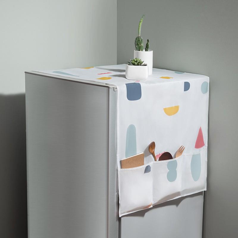 Tấm phủ tủ lạnh nilon chống thấm, chống bụi bảo vệ tủ lạnh bền đẹp