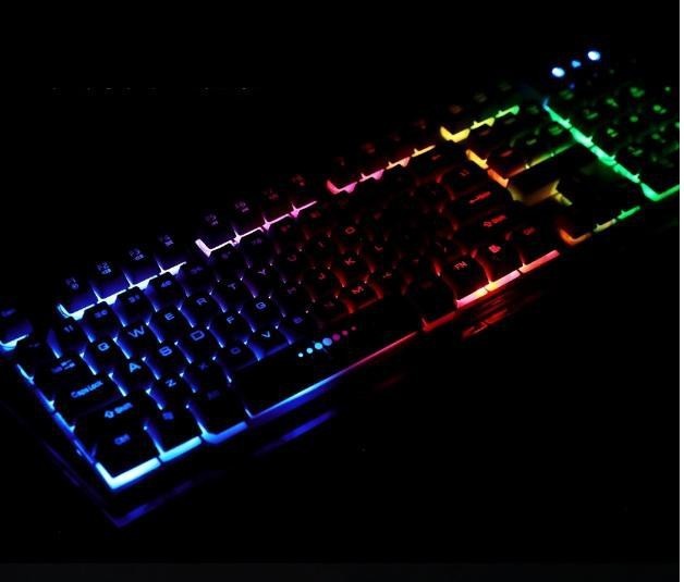 Bàn phím game thủ giả cơ Divipard GK-50 LED Rainbow - Hàng nhập khẩu