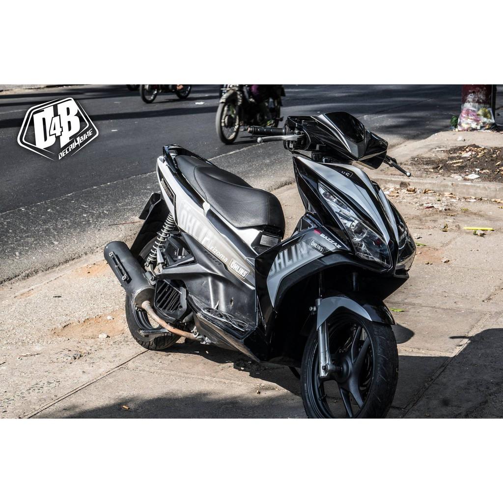 Tem trùm xe dành cho Air Blade 2014 Ohlins Racing