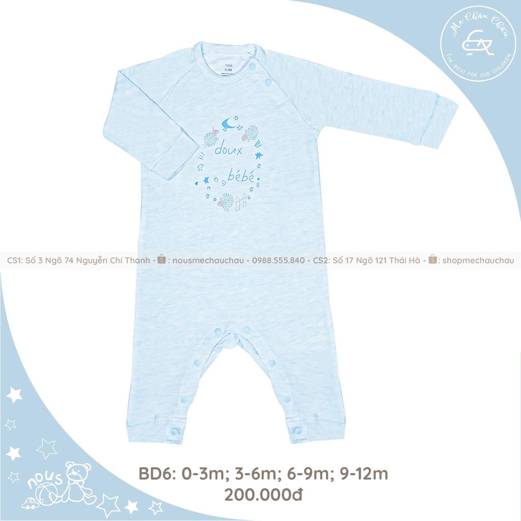 Mẫu Body Thu Đông Cho Bé Từ 0-3 Tháng Đến 9-12M Tháng