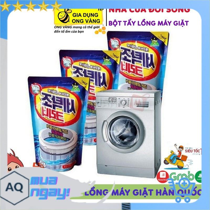 Vệ Sinh Máy Giặt, Bột Tẩy Lồng Máy Giặt Hàn Quốc Gói 450G - Siêu Tiện Dụng Dành Cho Máy Giặt