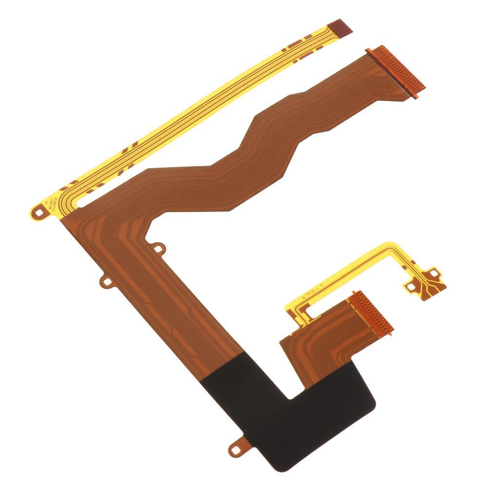 2x Cameras LCD Screen Display Flex Cable Replacement Compatible for Olympus