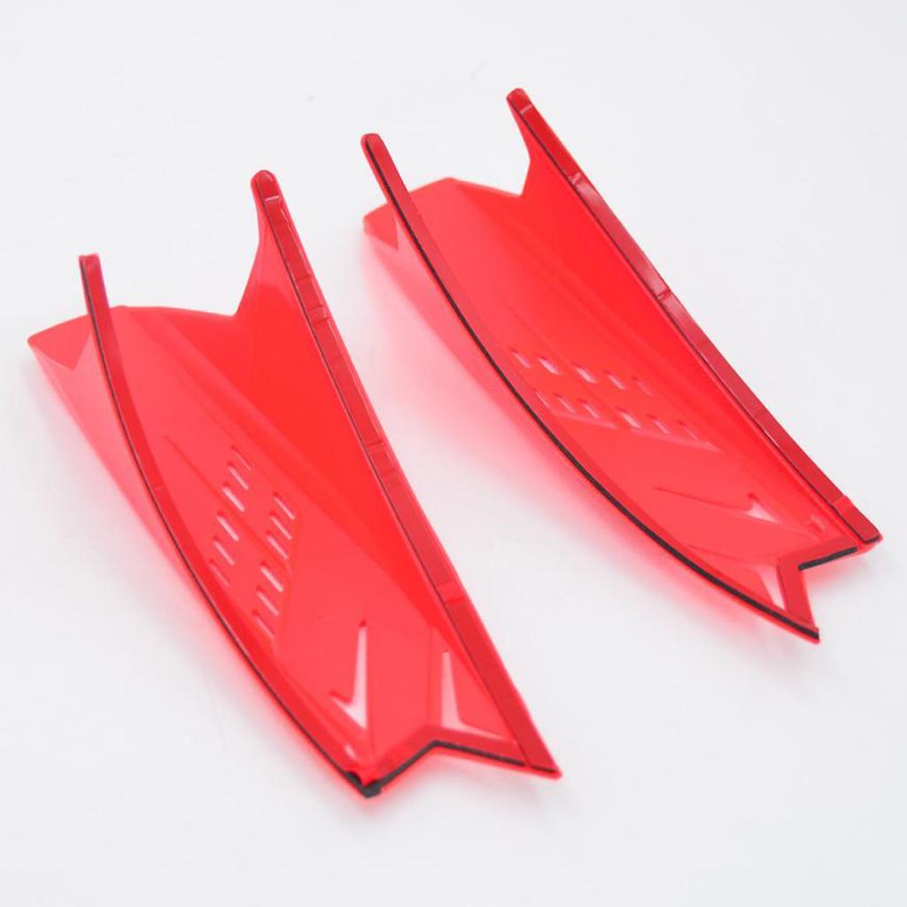 2Pcs Red Modification Accessories Protective Decor Motorcycle Horns