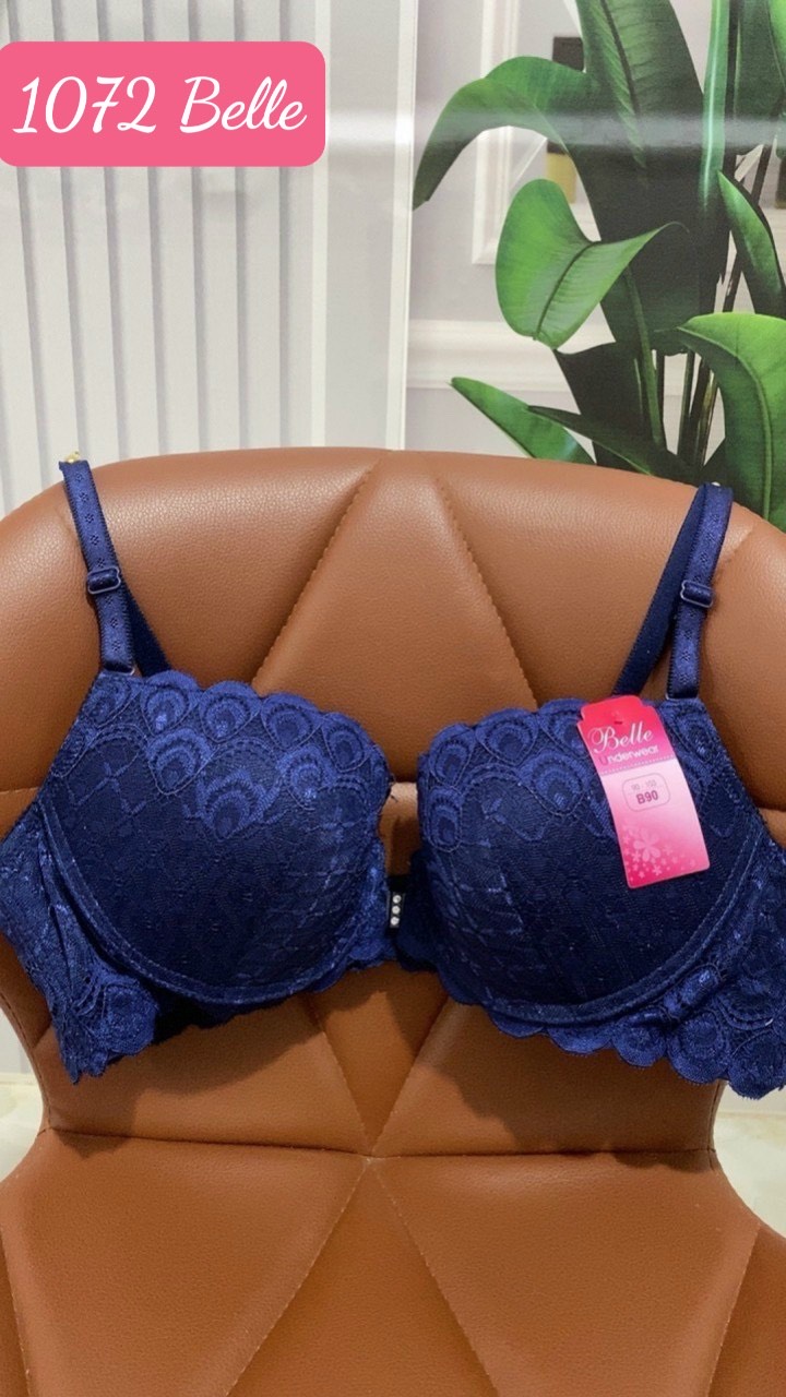 Áo Lót Nữ Mút Mỏng Ren Có Gọng Cài Trước Belle 1072 – Gợi Cảm, Tôn Dáng