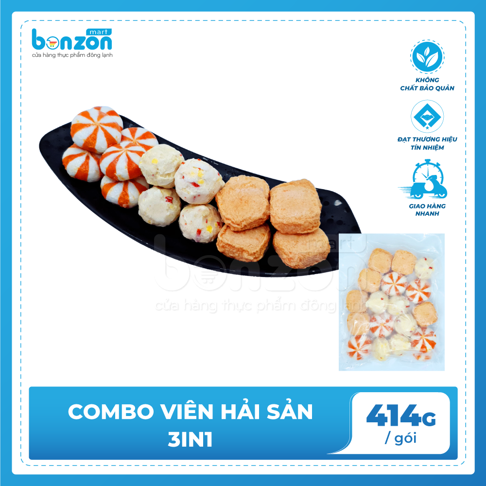 Combo viên hải sản 3in1 414g